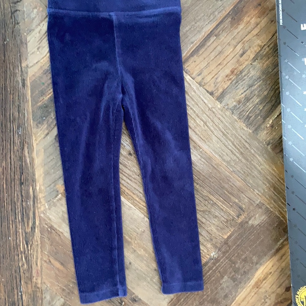 Crewcuts navy cord leggings